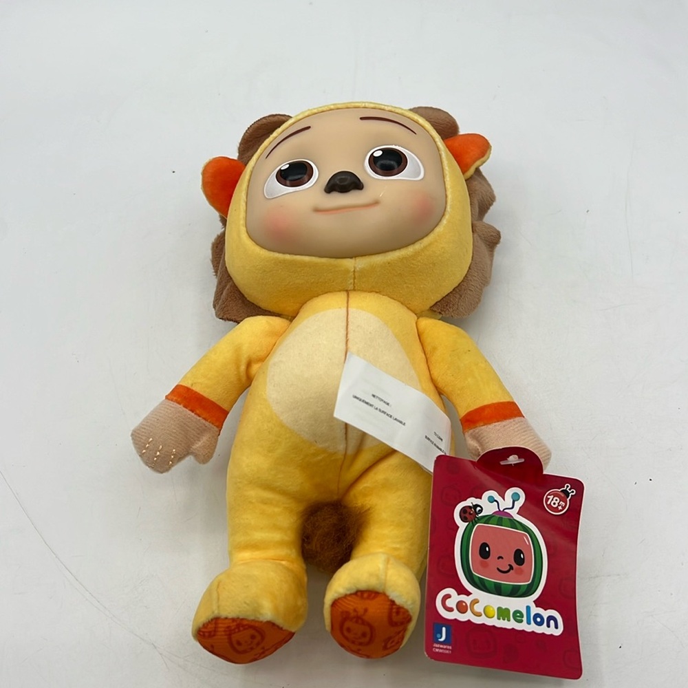 NWT COCOMELON 2021 JJ LION 8" PLUSH STUFFED CUDDLE TOY - JAZWARES